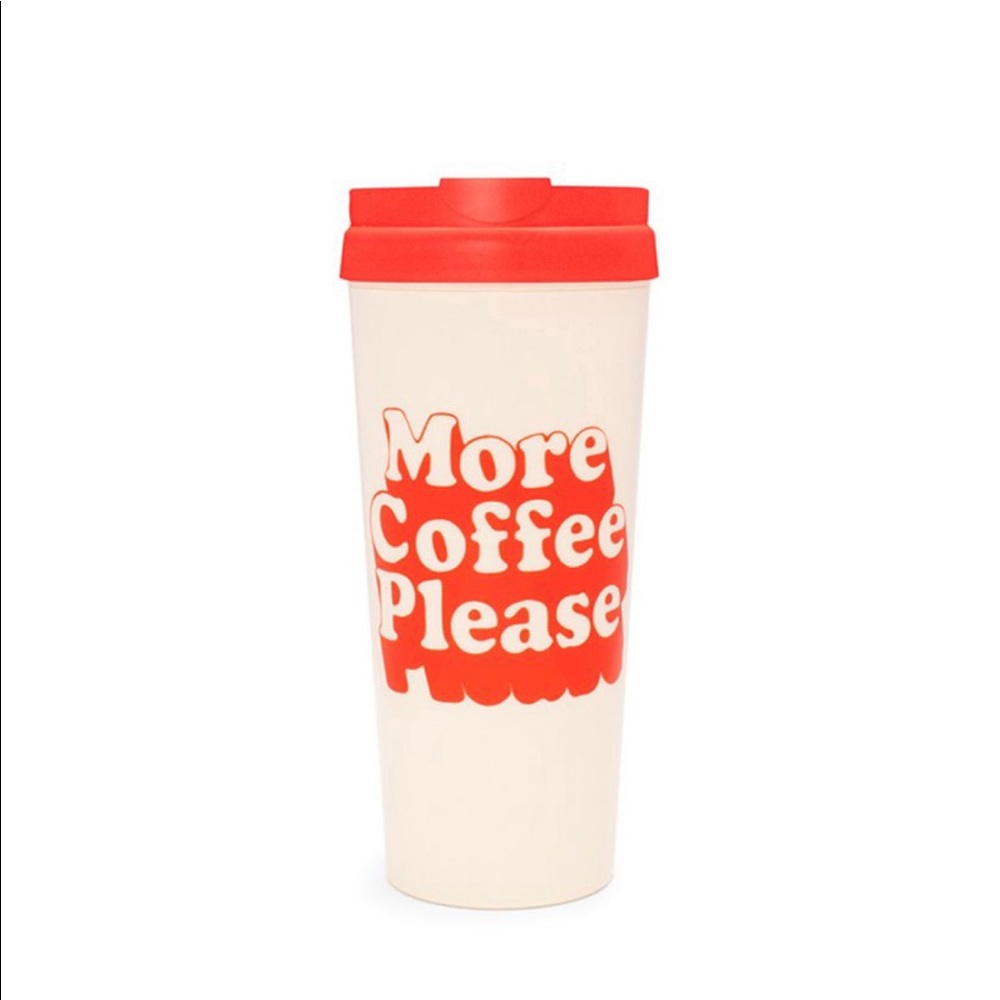 Ban.do More Coffee Please tumbler & drink sleeve